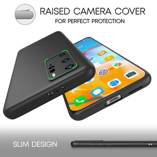 NALIA 360 Degree Phone Case for Huawei P40 Pro, Hard Case Cover & 2 Protective Films