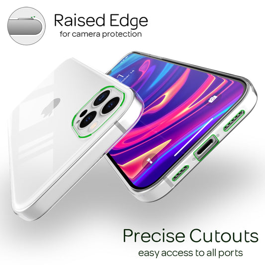 NALIA Phone Case for iPhone 12 Pro Max, Slim Case Cover Protective Bag Clear