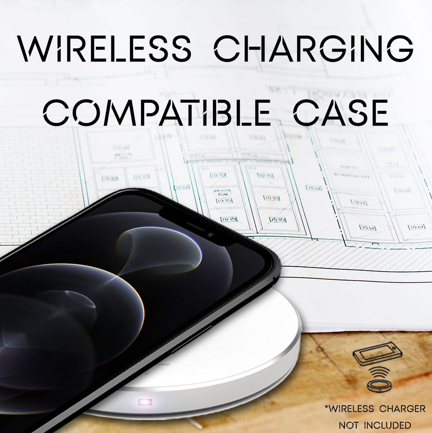 NALIA leðurhulstur fyrir iPhone 12 Pro Max, sílikon símahulstur