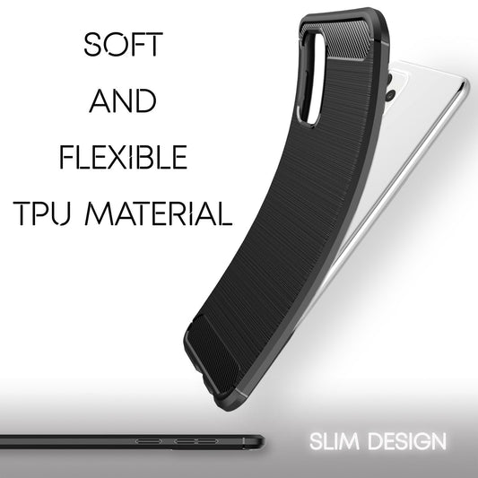 NALIA hulstur fyrir Samsung Galaxy A52 5G / A52 / A52s 5G, svart símahulstur