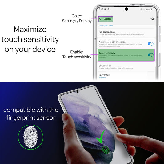 NALIA 360 Degree Phone Case for Samsung Galaxy S21 Plus, Transparent Full Cover
