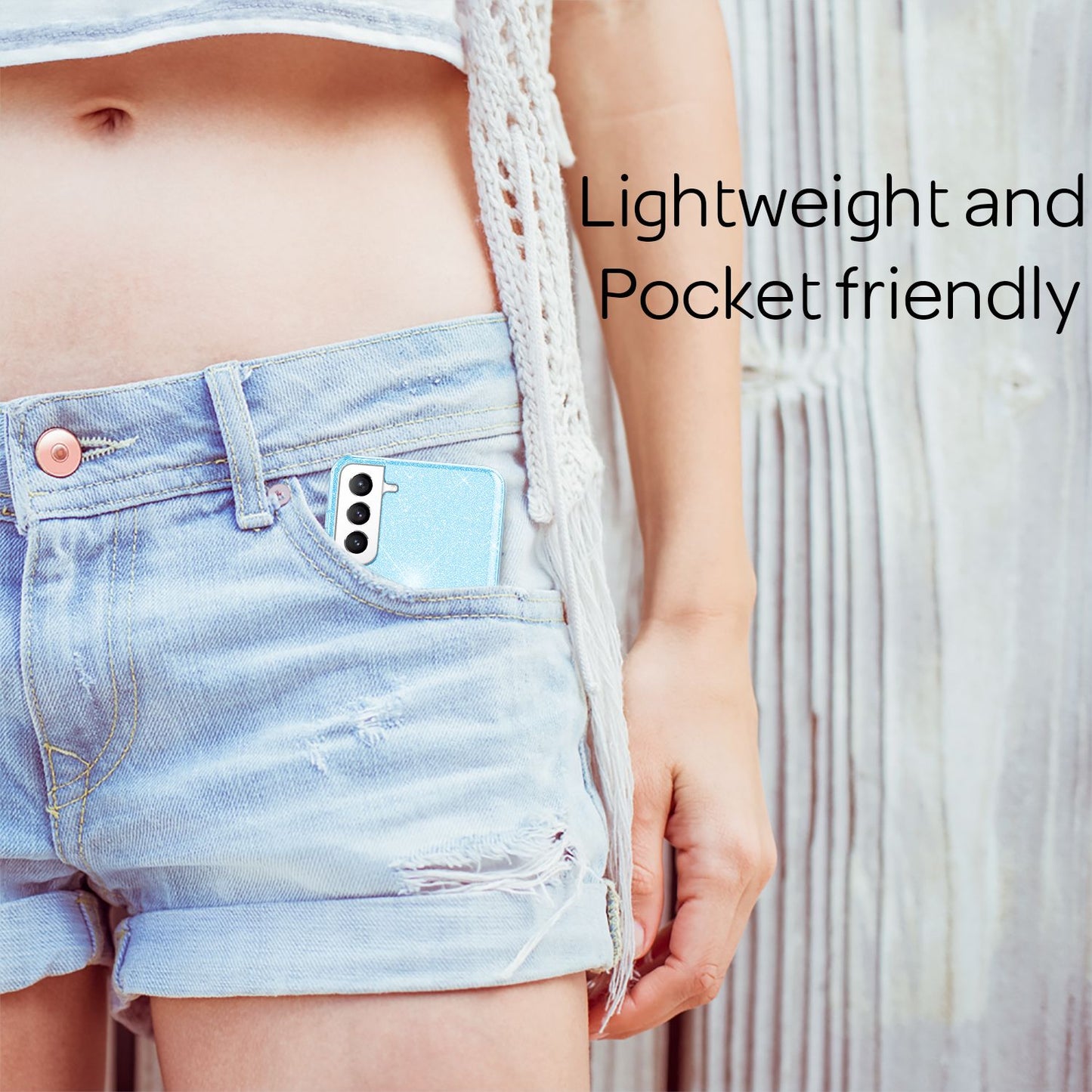 NALIA Robuste Glitzerhülle für Samsung Galaxy S21 FE, Glänzende Glitzer Hybrid Schutzhülle Verstärkte Silikonhülle