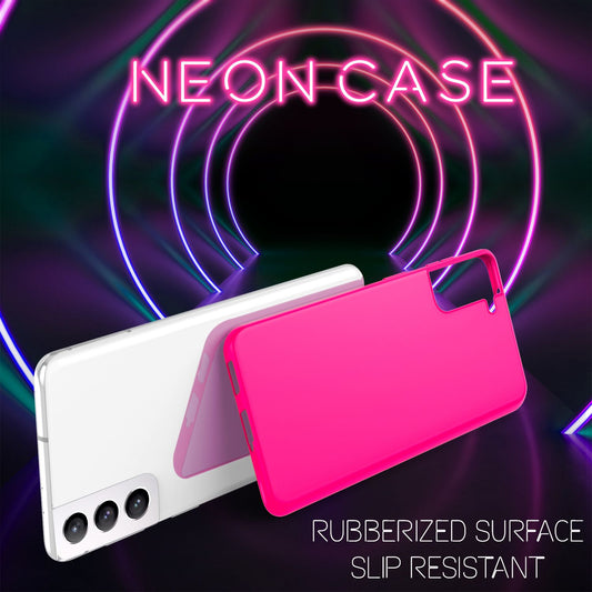 NALIA Colorful Neon Silicone Case for Samsung Galaxy S22