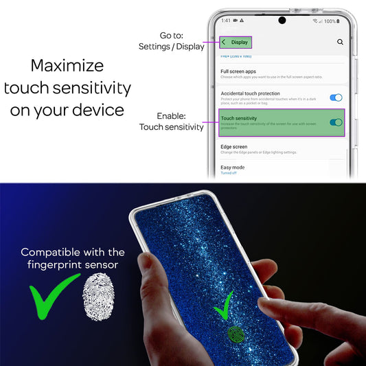 Clear Protective Case for Samsung Galaxy S22 - 360° Phone Case Hard Case Smartphone