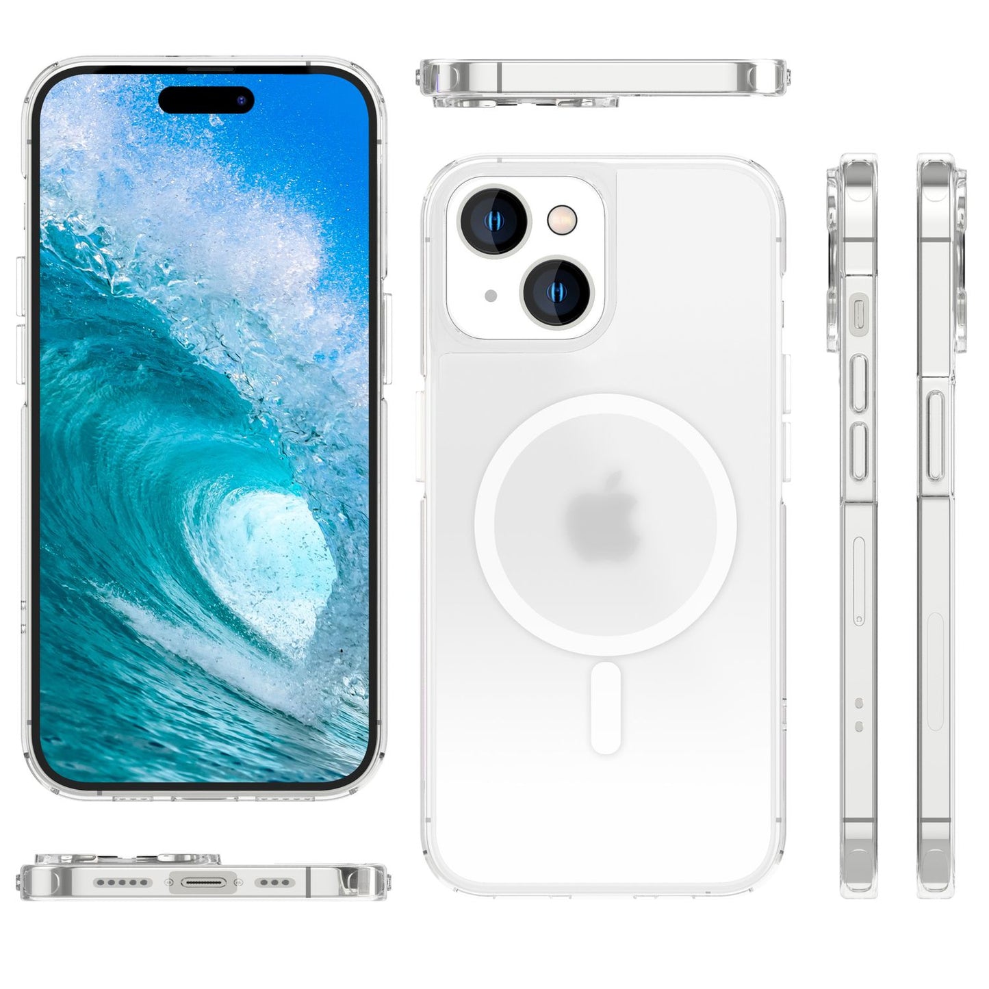 MagSafe Matte Case for iPhone 15 Plus, Frosted Magnetic Phone Case, Protective Cover