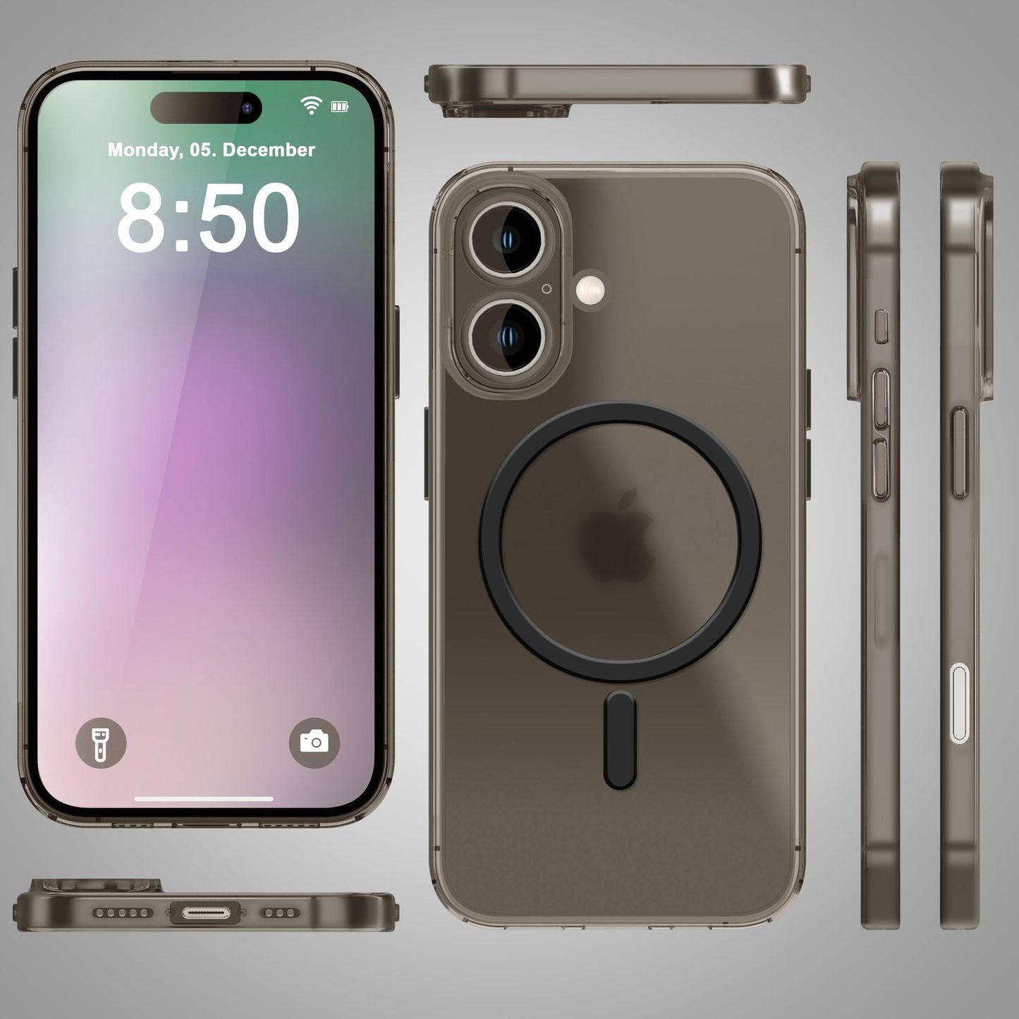 NALIA Ultra Thin MagSafe Case for iPhone 16 Plus, 0.3mm Ultra Slim Protective Case, Slim Phone Case