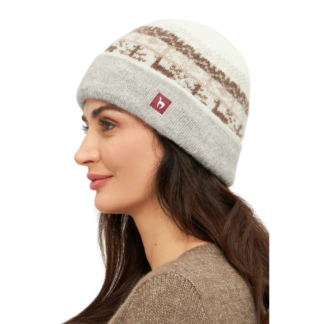 Apu Kuntur - Alpaca Hat NATURA - Reversible hat made from 100% - undyed