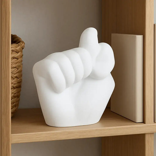 Handfigur Ablehnung – humorvolle Dekoration & DIY-Unikat
