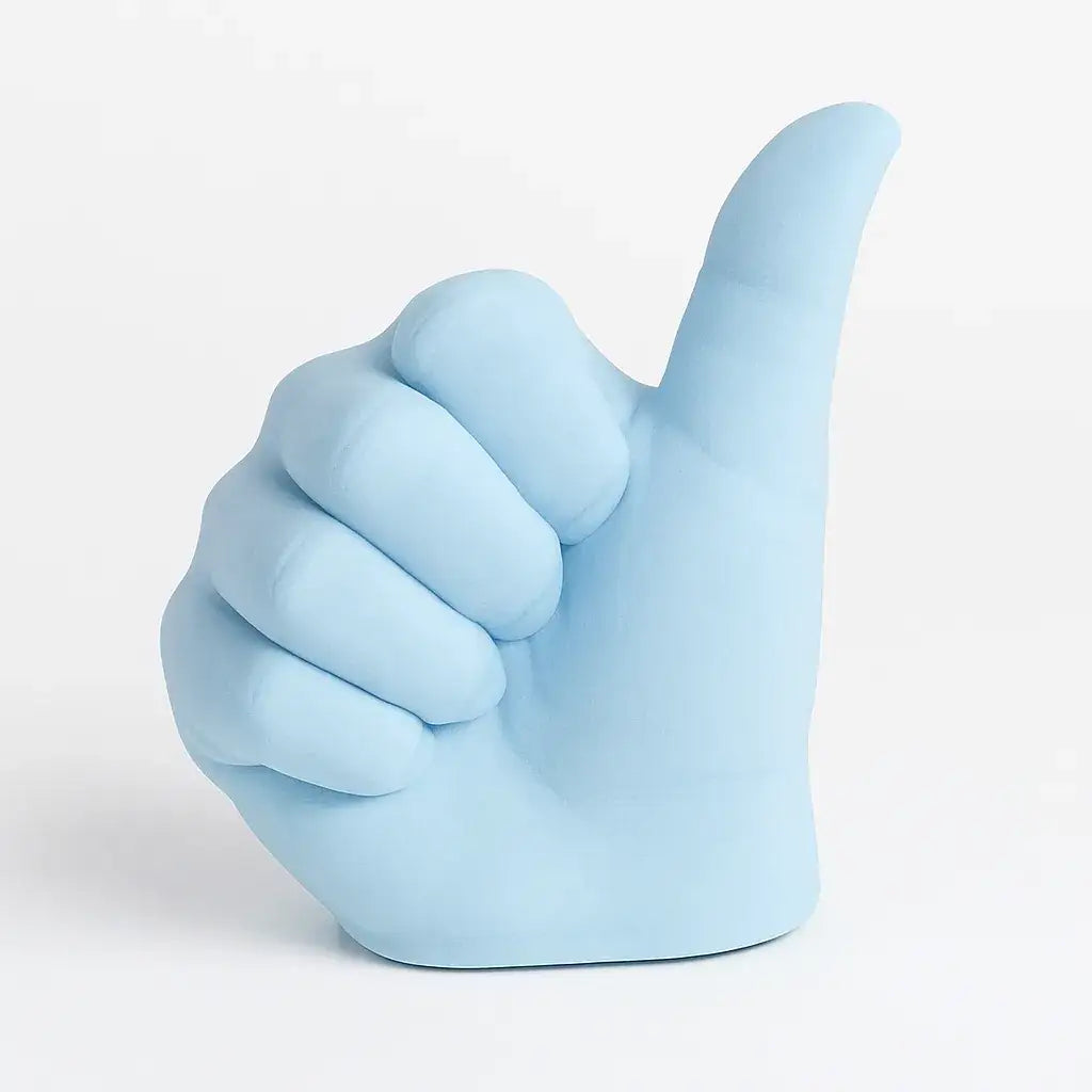 Handzeichen Figur „Alles Gut“ – Symbol für Optimismus, Freude & Motivation