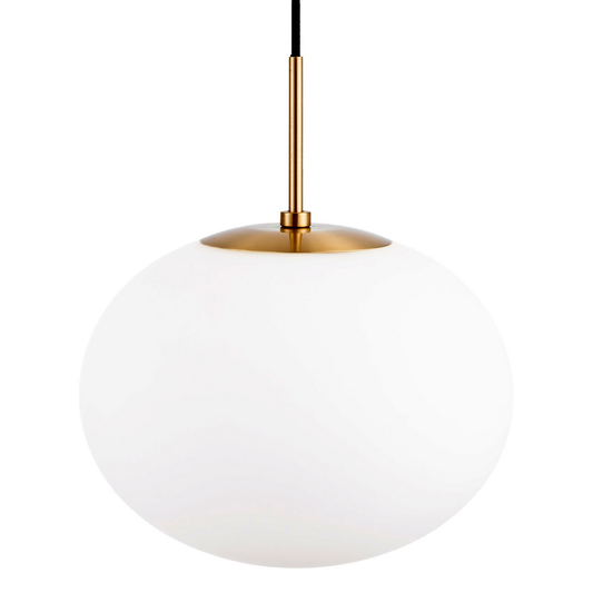 B-stock Dyberg Larsen pendant light Princess lamp brass white ø 28 cm