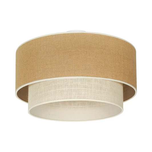 B-grade Euluna ceiling light Boho jute natural brown white ø 60 cm ceiling lamp light