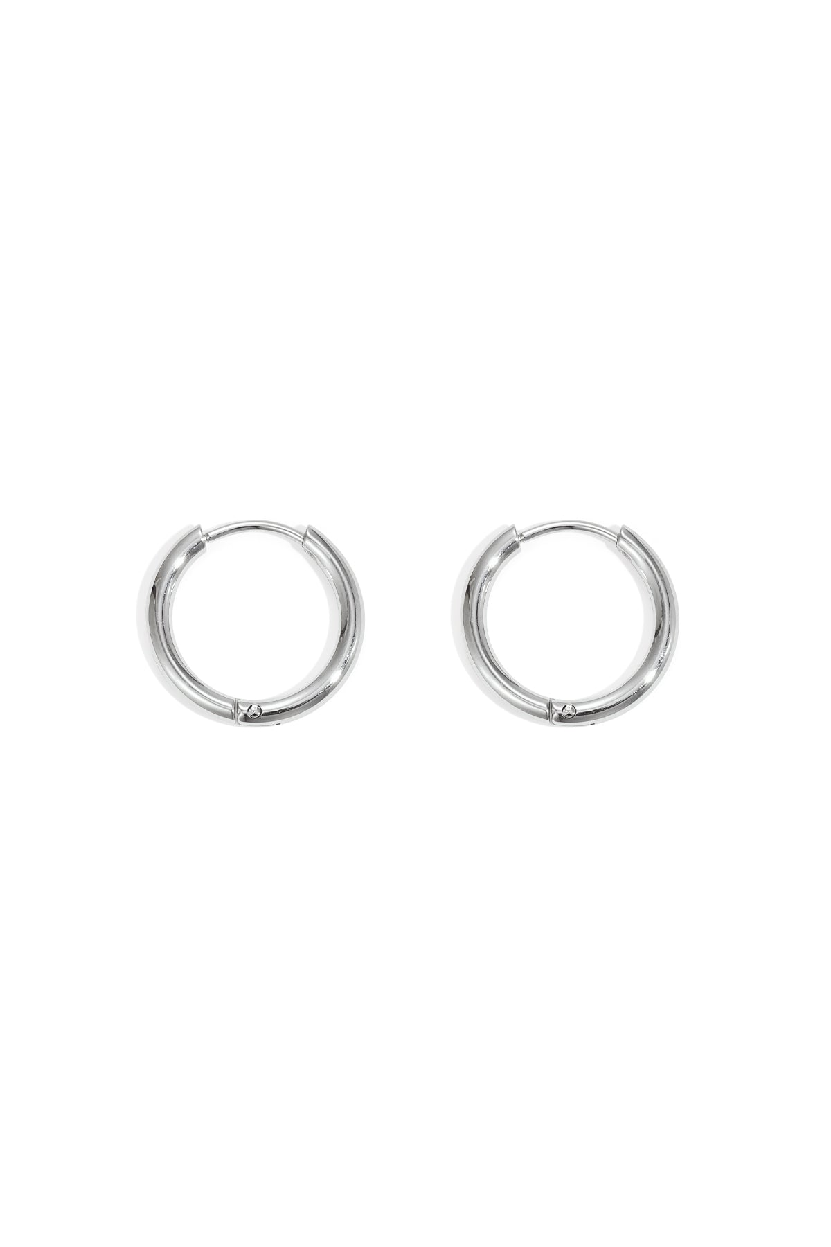 Ohrringe Little Hoops 1,6cm Goldfarbe Edelstahl