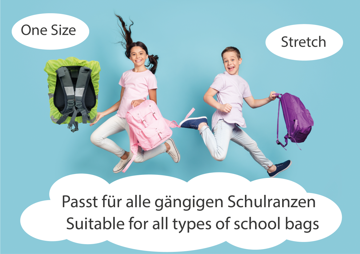 Kinder Farbwechsel Ranzenschutz - Dinosaurier