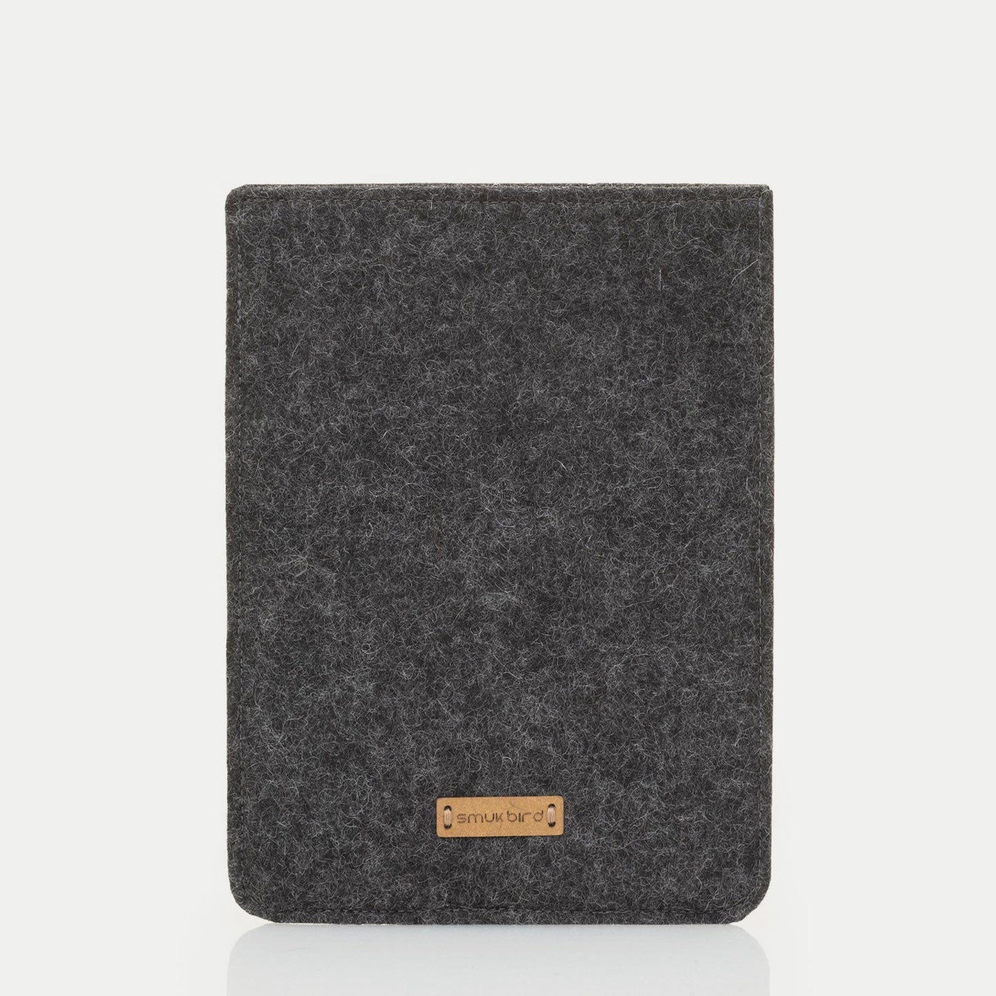 Hülle für Kindle Paperwhite Kids 12. Gen | aus Filz und Bio-Baumwolle | anthrazit - shapes | Modell "LET"
