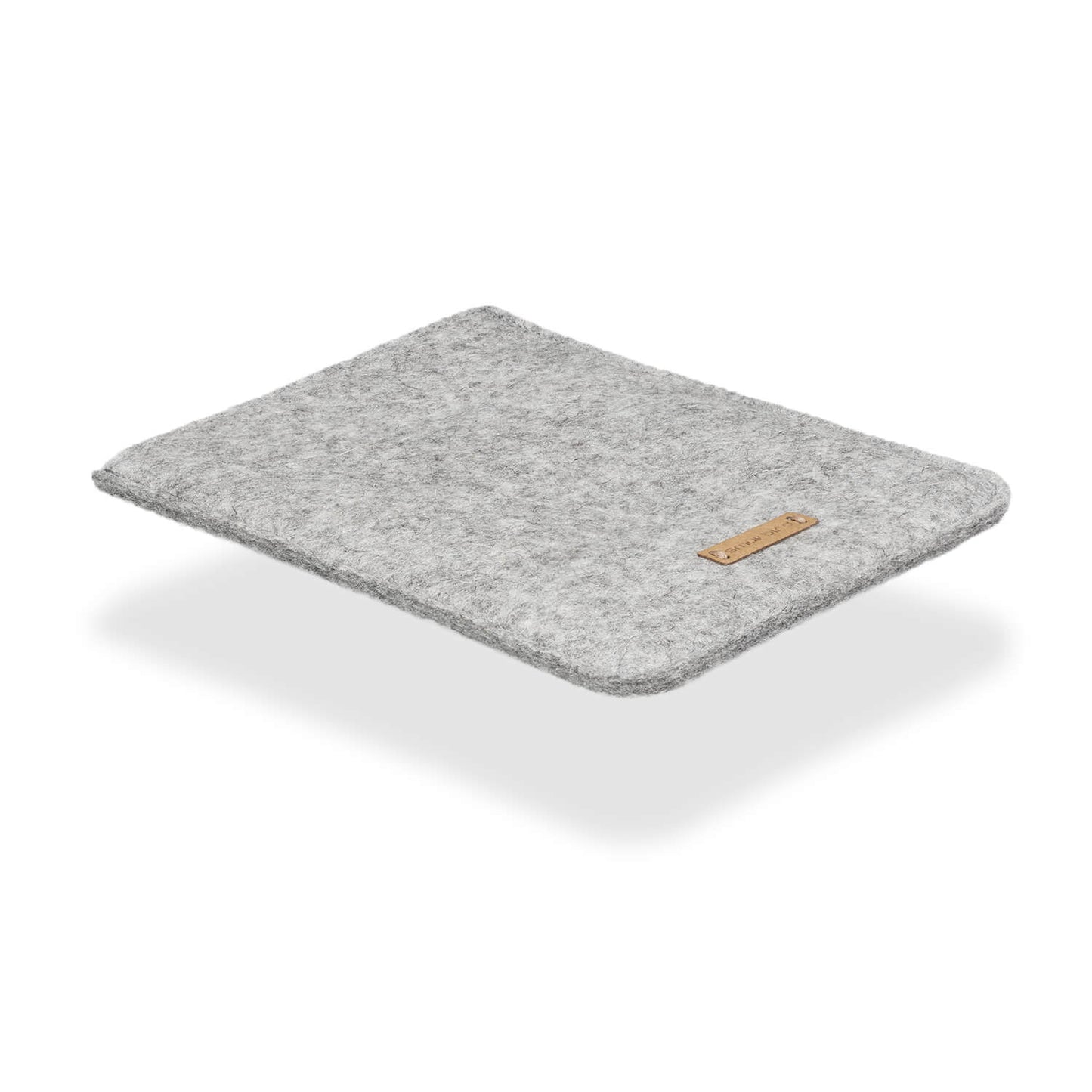 Hülle für Kindle Paperwhite 12. Gen | aus Filz und Bio-Baumwolle | hellgrau - stripes | Modell "LET"