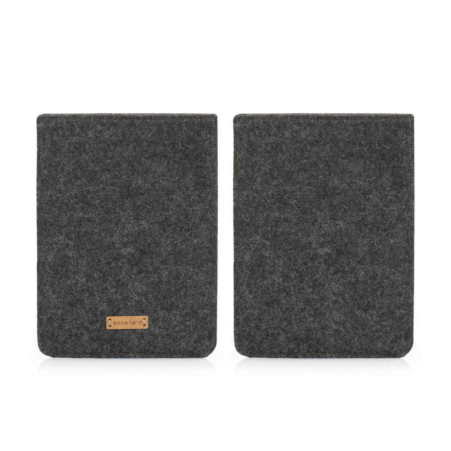 Hülle für Kindle Paperwhite Kids 12. Gen | aus Filz und Bio-Baumwolle | anthrazit - shapes | Modell "LET"