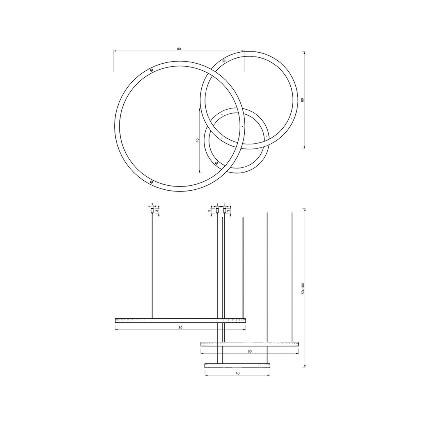 B-lager Galaxia LED hengilampi hengilampi lampi lampi hengilampi hengilampi