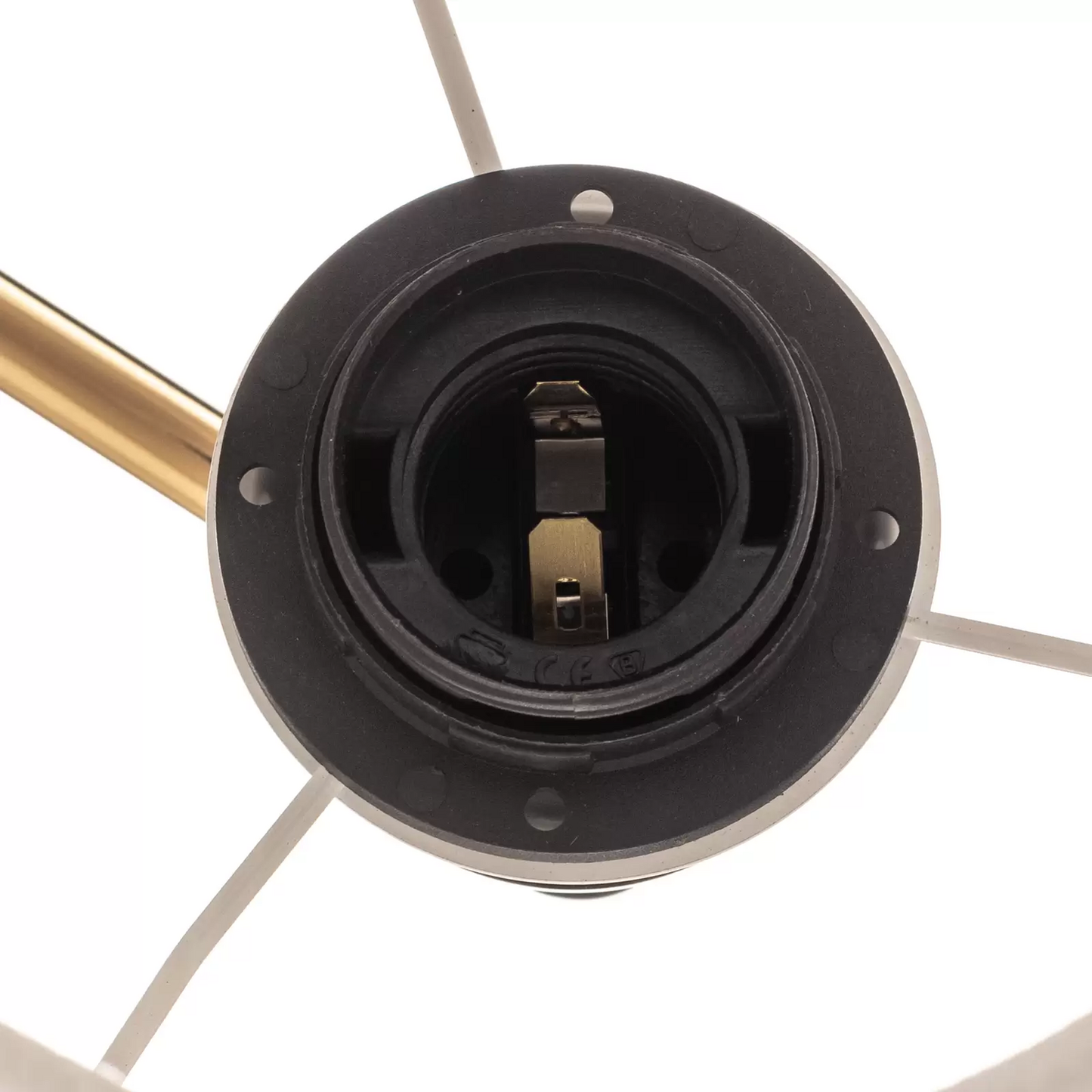 B-Ware Euluna Wandleuchte Polo Wandlampe Leuchte Lampe Plus Textilschirm Messing Creme