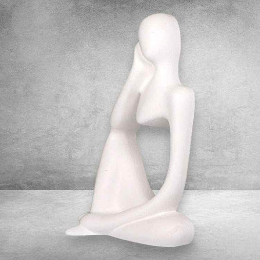 Elegante Figur einer Nachdenklichen Frau – Das Perfekte Geschenk für Besondere Frauen!