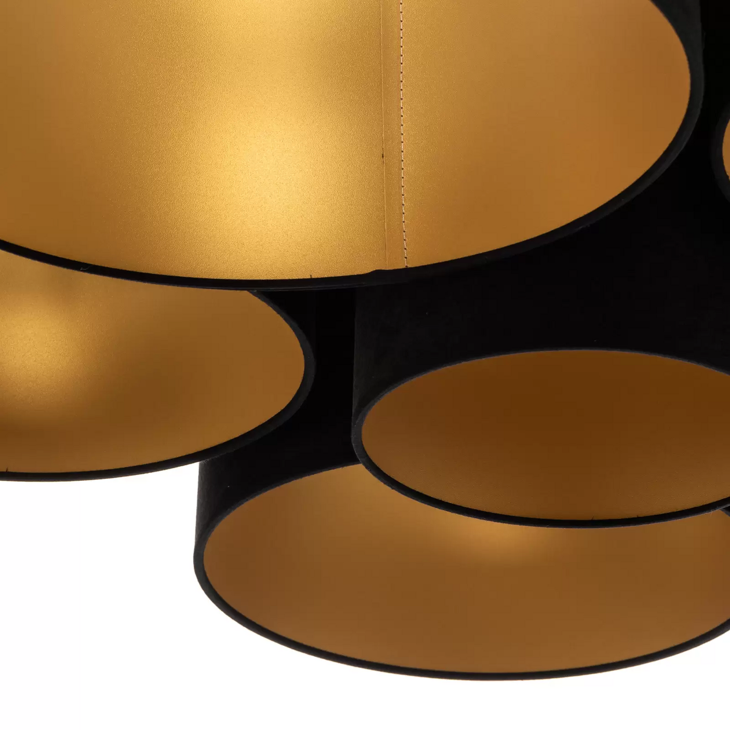 B-Ware Euluna Lodge Deckenleuchte Schwarz Gold Deckenlampe Lampe Leuchte Spot Licht