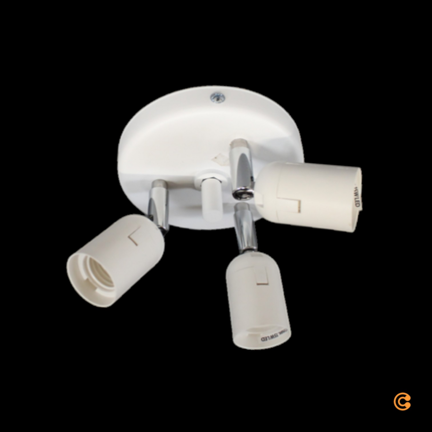 B-flokks Euluna rúlluloftljós, loftlampi, ljósastæði, lampi, E27, ø50cm. Sjá texta.