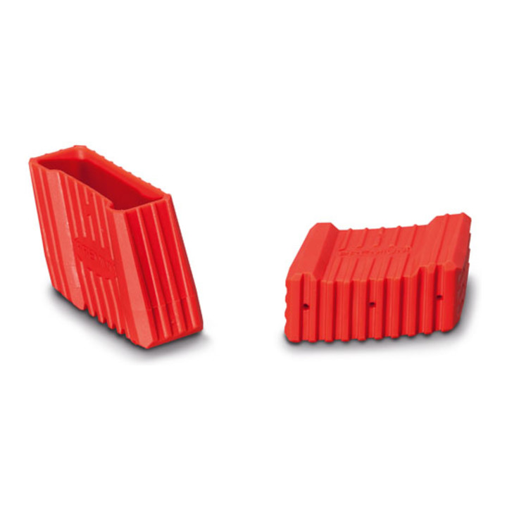 B-grade Euroline ladder foot replacement part, ladder cap, foot cap, 74 mm, right-hand side