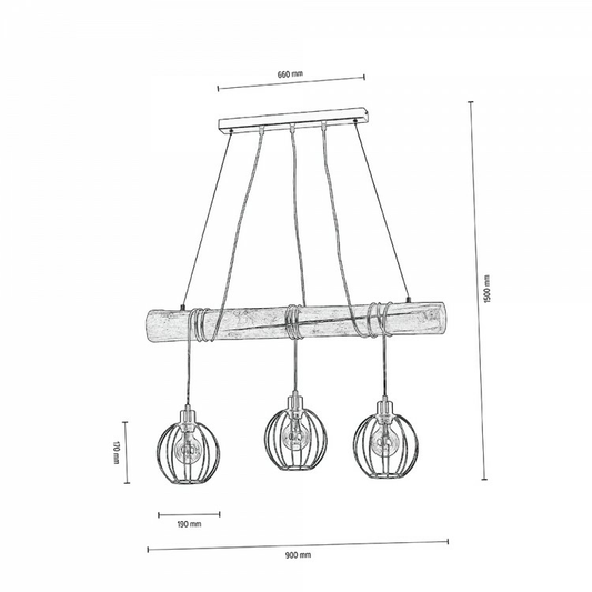 B-grade Euluna pendant light Karou ceiling lamp hanging lamp pendant lamp lamp light E27