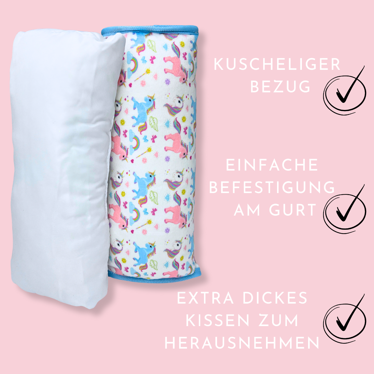 Auto Schlafkissen Einhorn