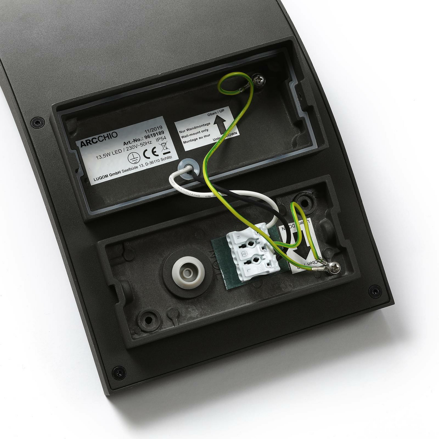 B-flokks Arcchio Advik LED útiveggljós, vegglampi, útilampi, hreyfiskynjari 396