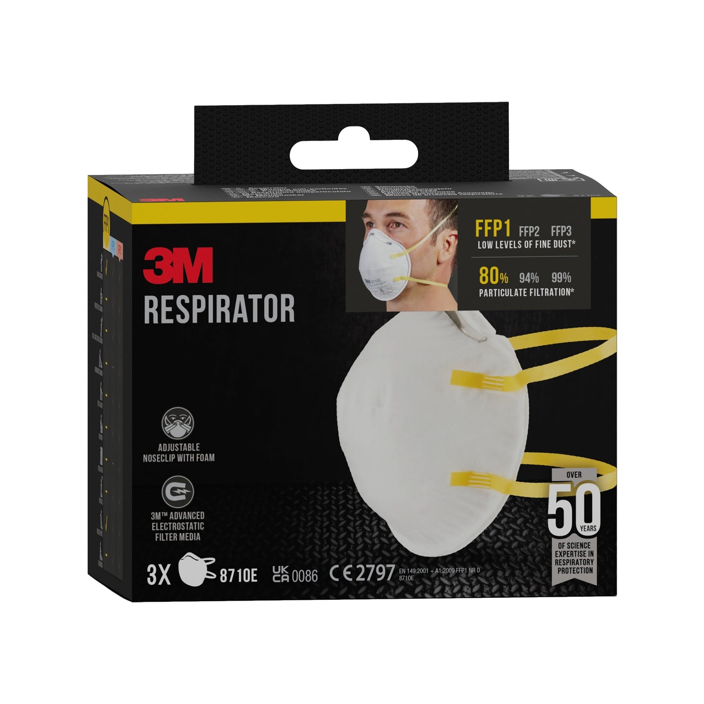 3M™ Partikelmaske 8710E, FFP1, ohne Ventil