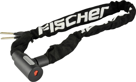 B-grade Fischer bicycle chain lock, black, key lock, 6 pieces
