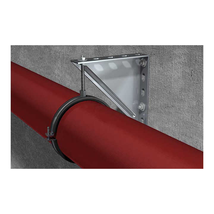 Fischer rörklemmur úr B-flokki, M200, M10, M12, galvaniseraðar