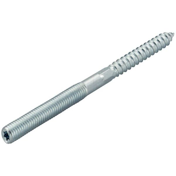B-grade Fischer threaded rod screw, fastening screw, 8 x 80 mm, metal, 4 pieces