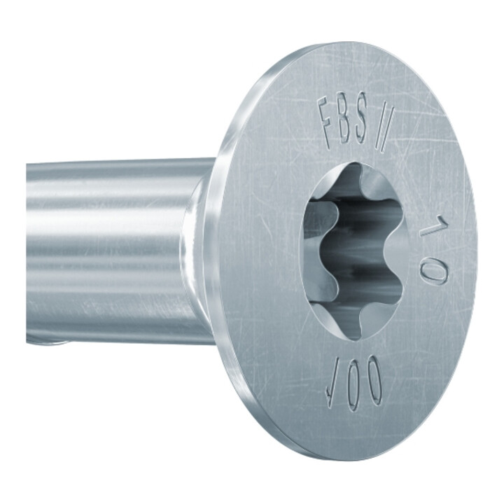B-grade Fischer Ultra Cut Fbs II 10x140 SK concrete screw, through-bolt mounting