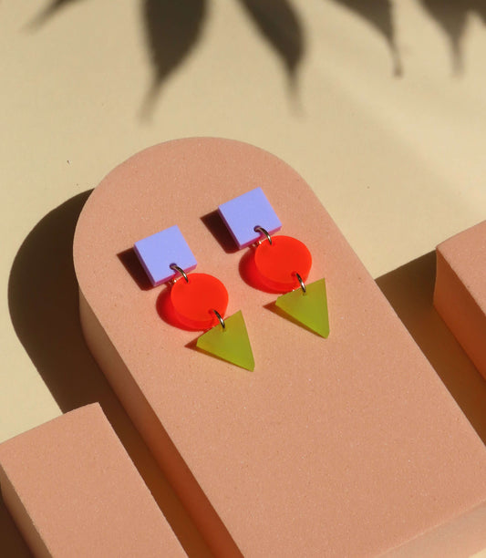 Playhouse bunte Statement Ohrringe