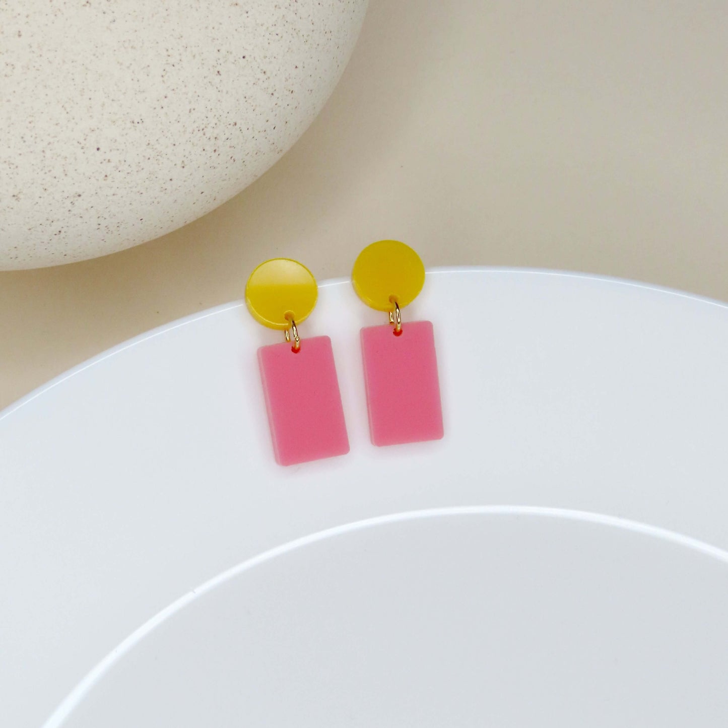 Grapefruit Statement Ohrringe