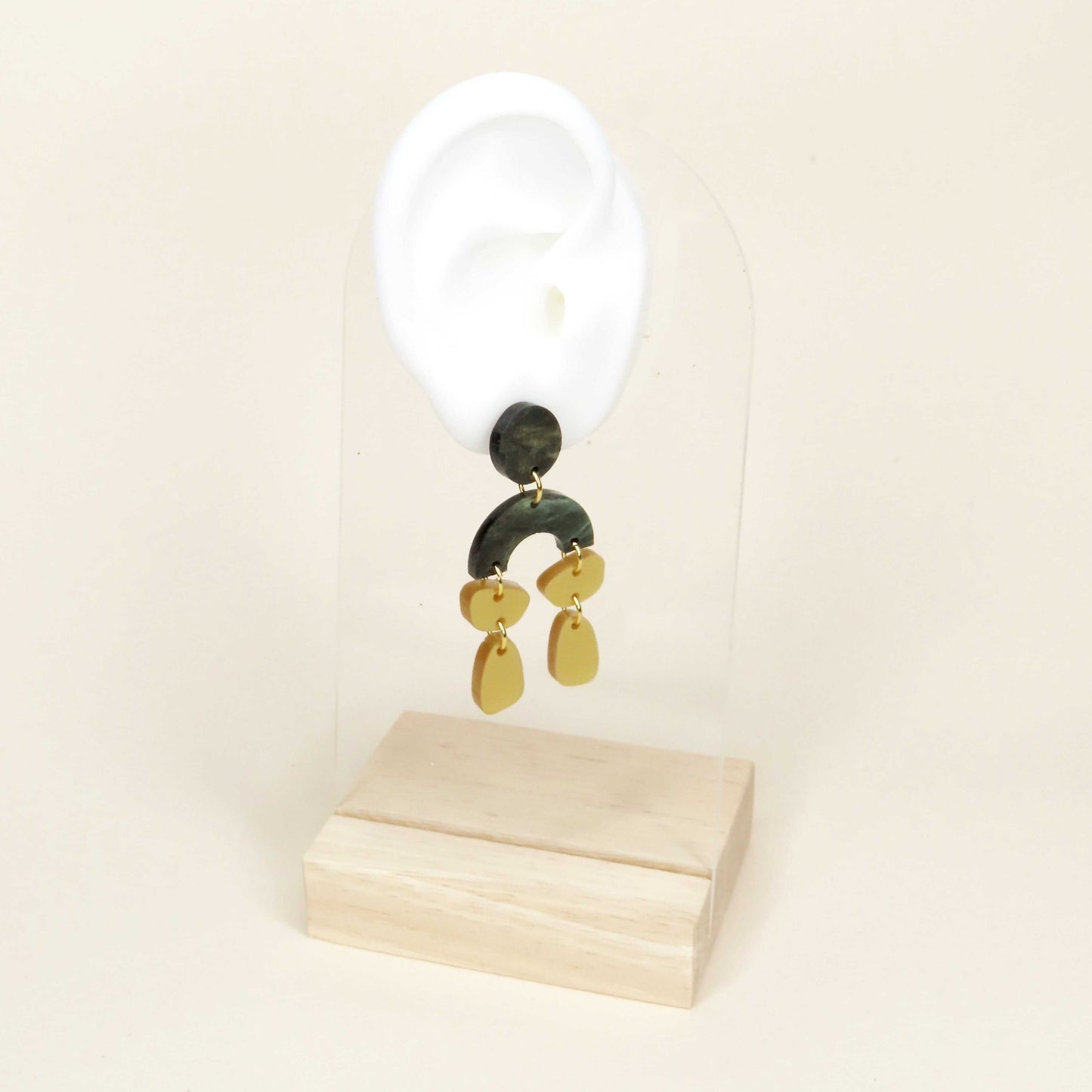 Ophelia Ohrringe in Marble Gold