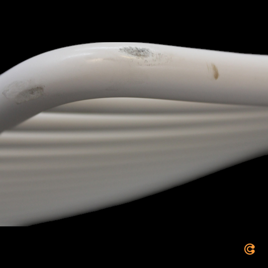 B-flokks Hay Hee setustóll, hægindastóll, hönnunarstóll, HxDxL 67x67x72 cm, hvítur