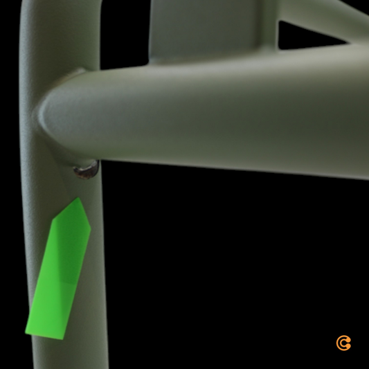 B-flokks Hay Palissade Ottoman fótskör útihúsgögn þægileg Sjá texta/mynd