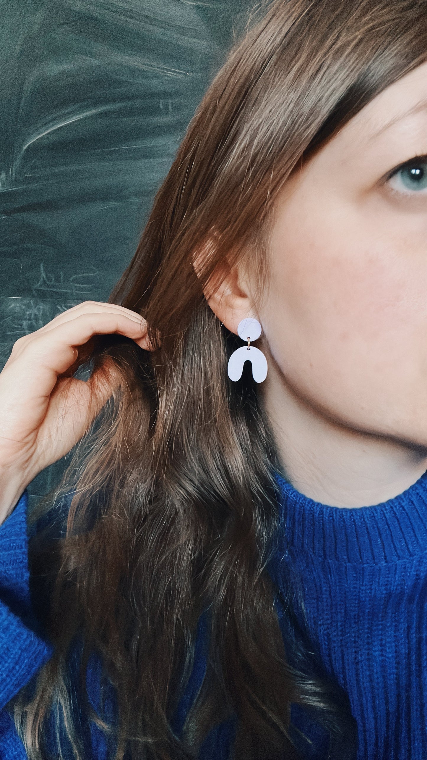 Himbeer Squishy Arch Bogen Ohrringe