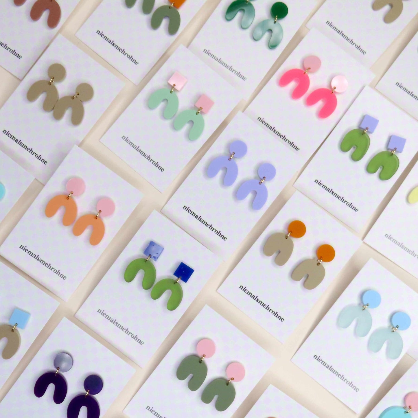 Himbeer Squishy Arch Bogen Ohrringe