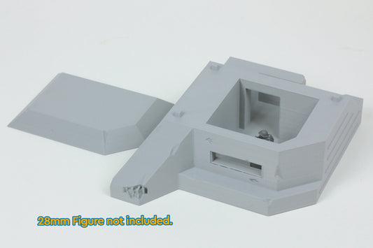 Regelbau Type 667 Bunker - Tabletop Wargaming WW2 Terrain | 15mm 20mm 28mm Miniature 3D Printed Model | Bolt Action