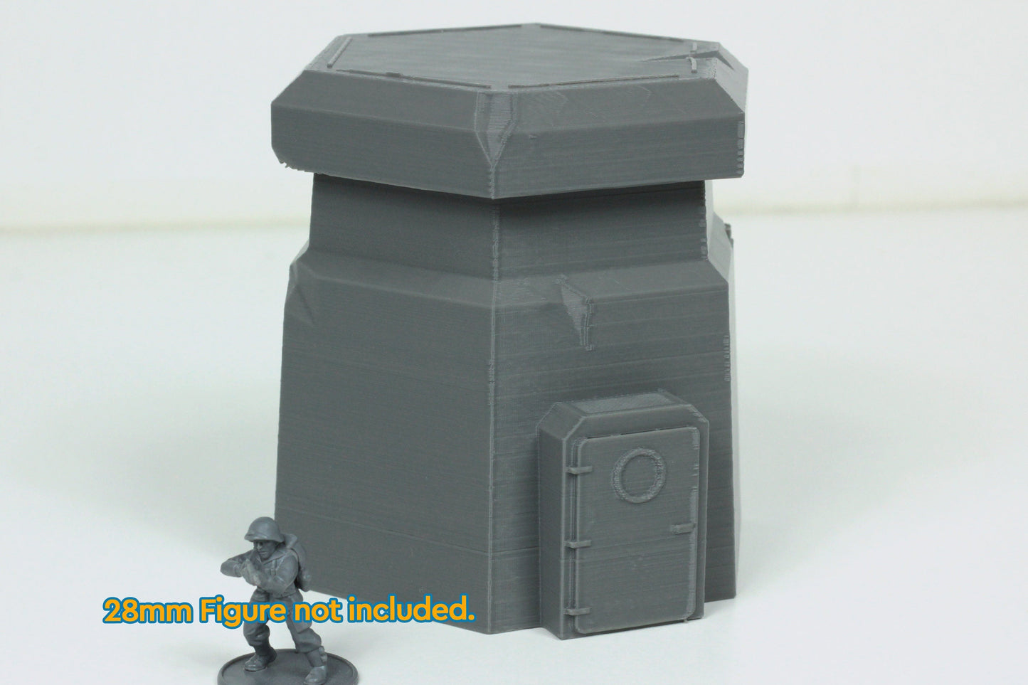Watch Tower Bunker - Tabletop Wargaming WW2 Terrain | 15mm 20mm 28mm Miniature 3D Printed Model | Bolt Action