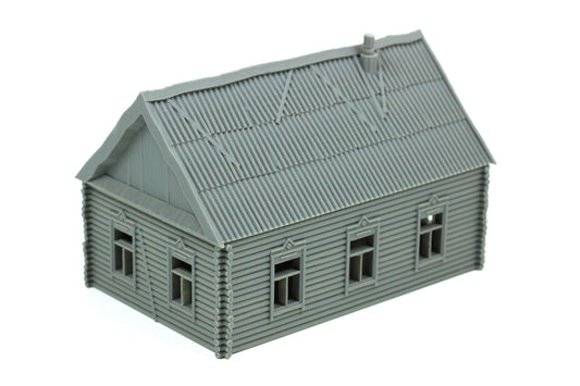Russian Izba - Tabletop Wargaming WW2 Terrain | 15mm 20mm 28mm HO Miniature 3D Printed Model | Bolt Action
