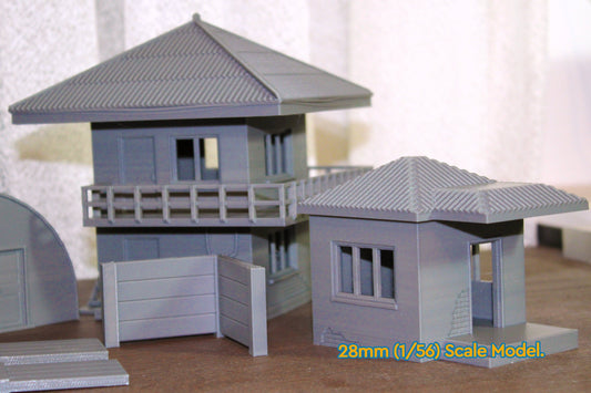 East European Military Outpost - Miniature Wargaming Terrain - Zona Alfa - Team Yankee - 3D Print