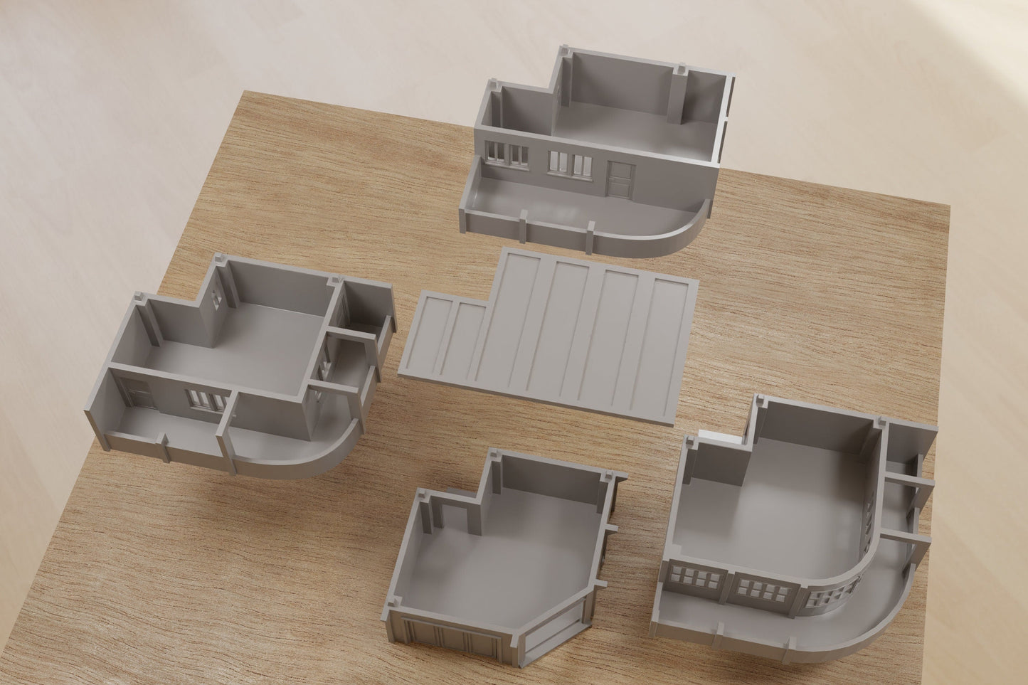 Vietnam Urban Street Row Set - 3D Printed Tabletop Wargaming Terrain - Ideal for Games like Oscar Mike - Vietnam Alpha