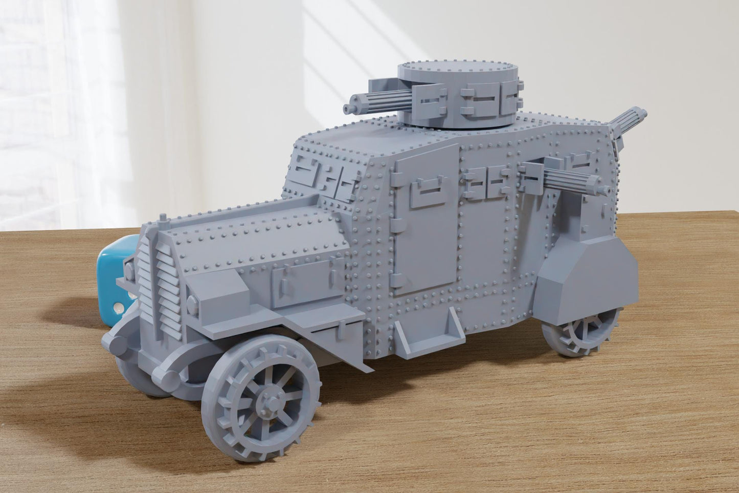 Ehrhardt 1915 (Germany) Armored car - 3D Printed Miniature Wargaming Combat Vehicle - 28mm / 20mm / 15mm Scale