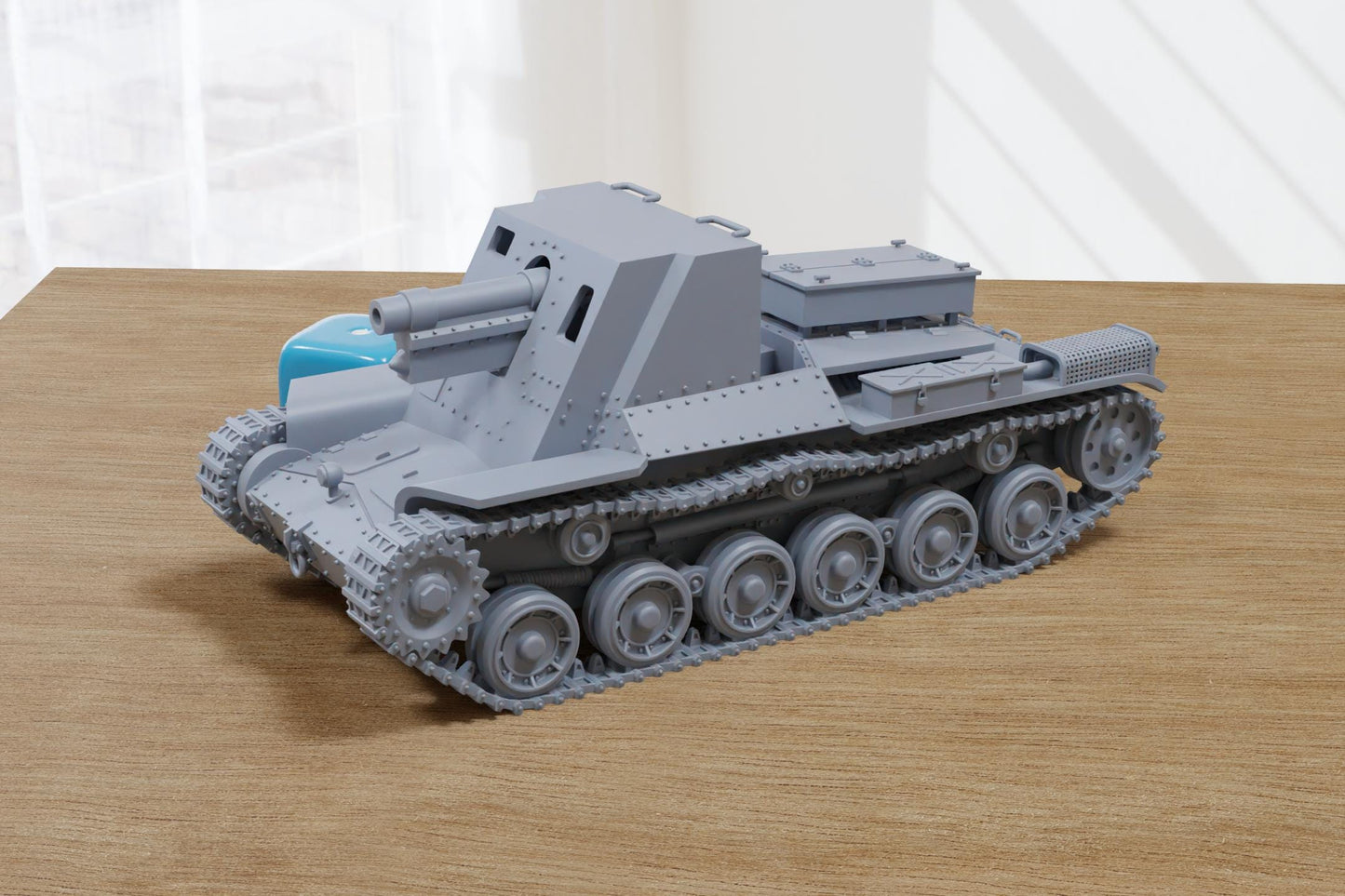 Type 4 Ho-Ro SPG - 3D Printed Miniature Wargaming Combat Vehicle - 28mm / 20mm / 15mm Scale