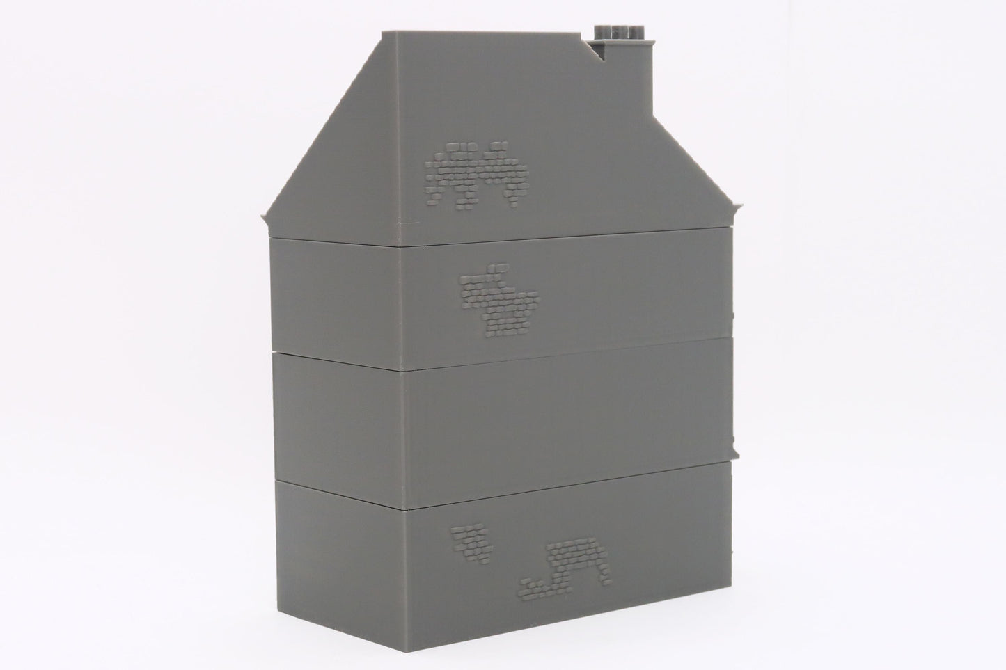 Caen Corner Building CCB01 - Normandy Urban Scenery - 3D Printed Miniature Wargaming Terrain 28mm / 20mm / 15mm Scale