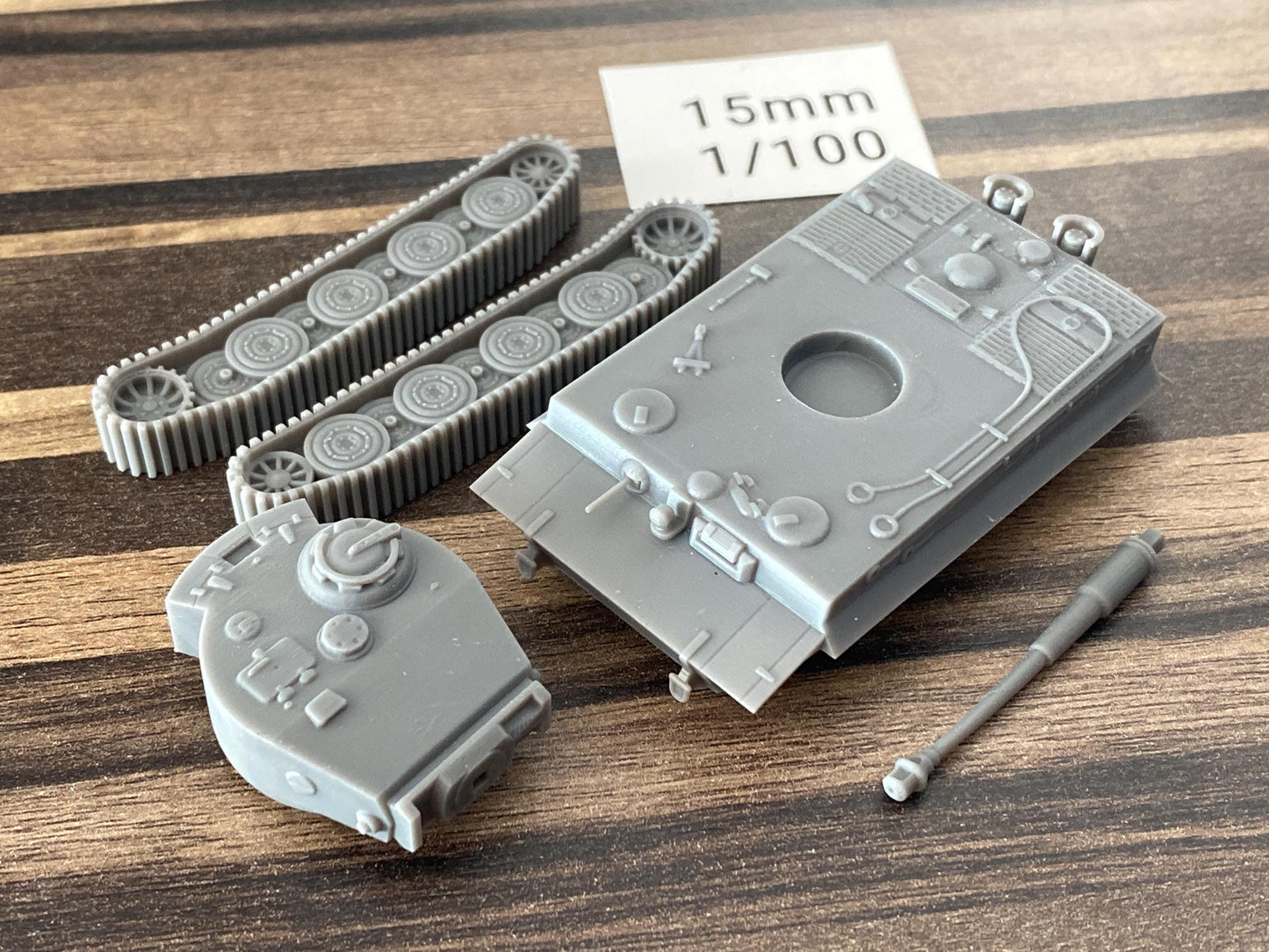 Pz.Kpfw TIGER I ausf E - WW2 German Tank - 3D Resin Printed 28mm / 20mm / 15mm Miniature Tabletop Wargaming Vehicle